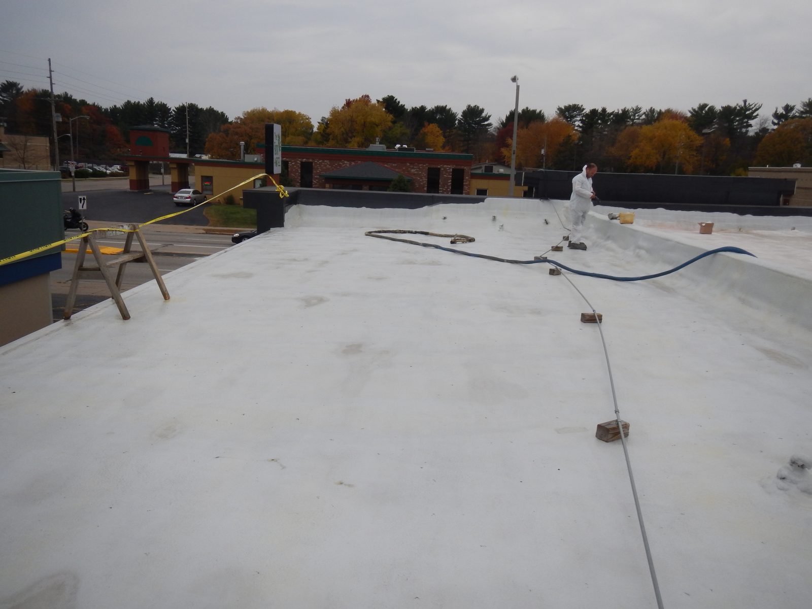 Metal roof coating — Roof job 02